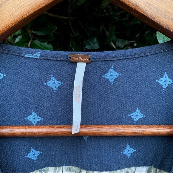 Free People Talulla printed floral mini dress - Picture 3 of 4